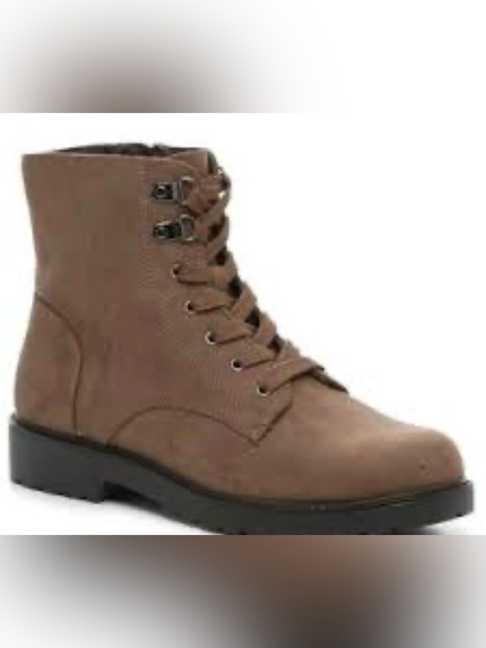 Kelly & Katie Vestie Suede Lace-Up Combat Boot